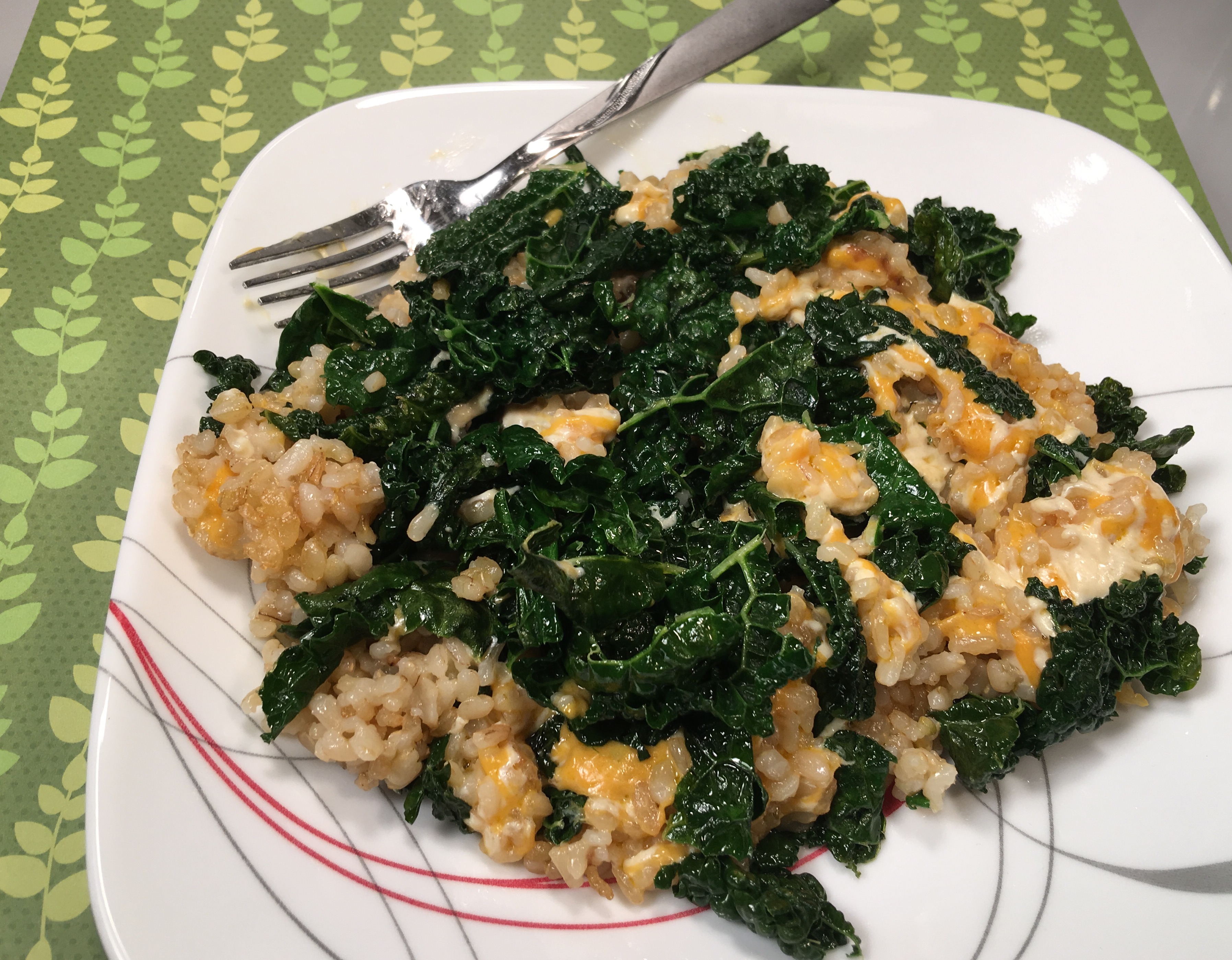 Gluten Free Vegan Cheesy Kale by The Allergy Chef