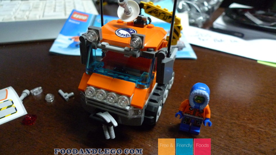 Free and Friendly Foods LEGO Review Arctic Ice Crawler