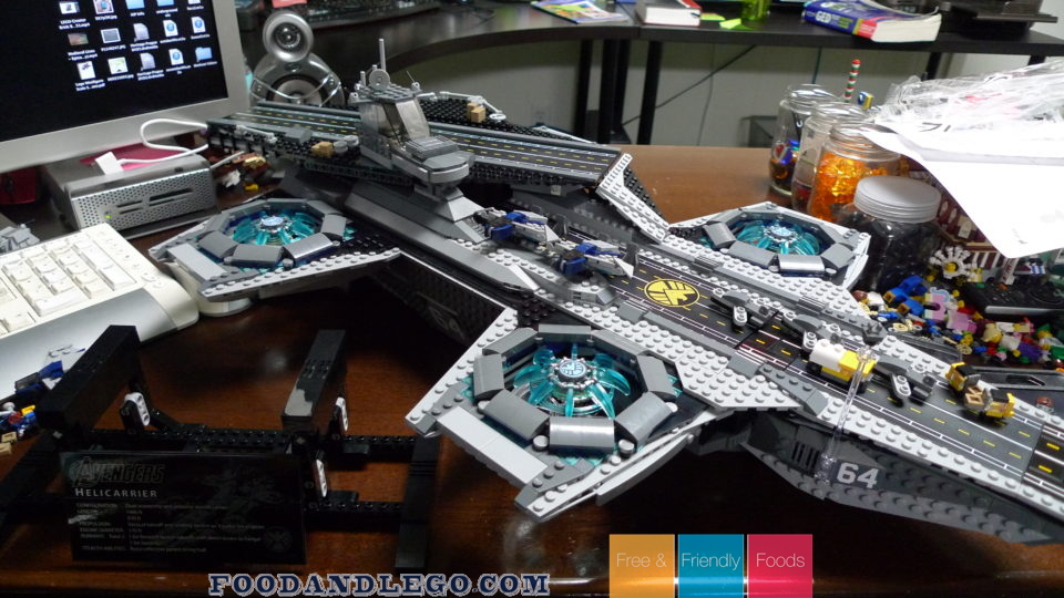 Free and Friendly Foods LEGO Review S.H.I.E.L.D. Helicarrier