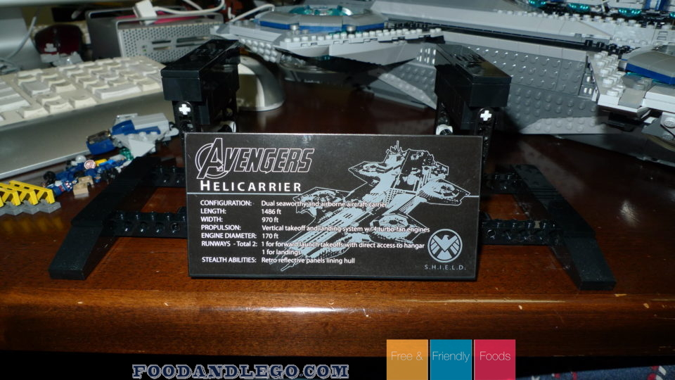 Free and Friendly Foods LEGO Review S.H.I.E.L.D. Helicarrier
