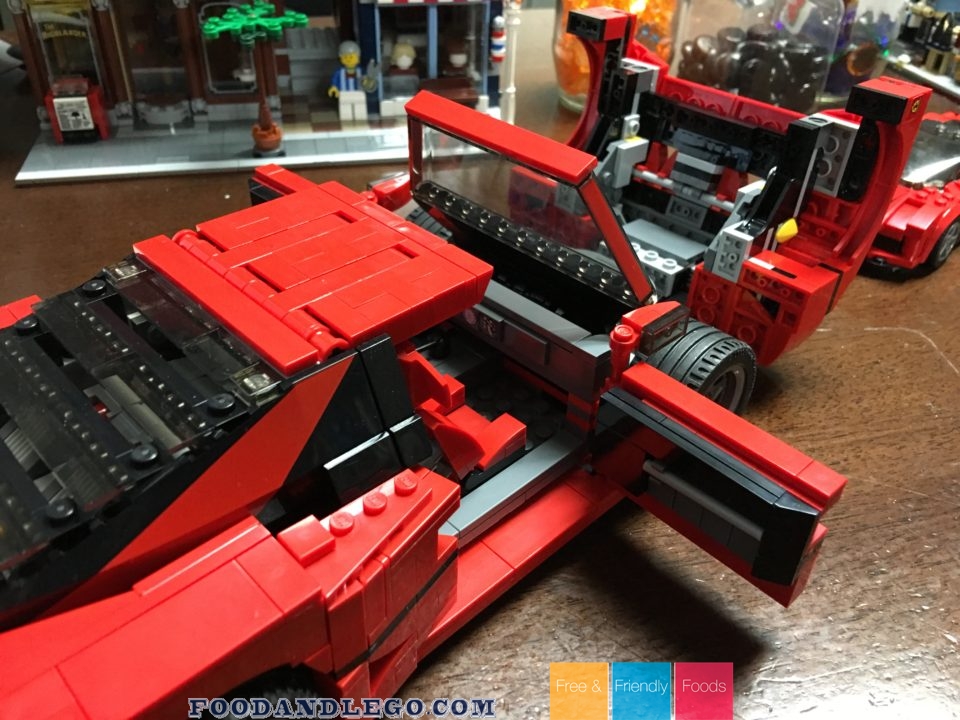 Free and Friendly Foods LEGO Review Ferrari and Speed Champions