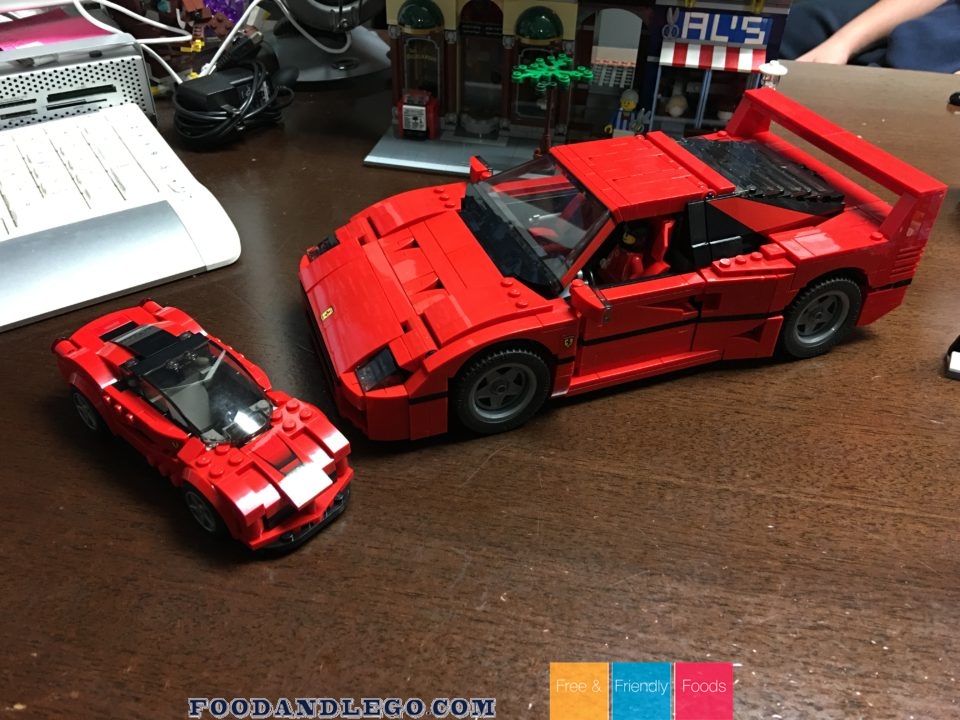Free and Friendly Foods LEGO Review Ferrari and Speed Champions
