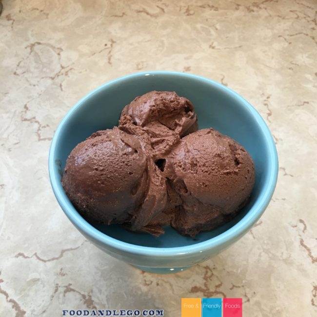 Free and Friendly Foods Pale Chocolate Ice Cream