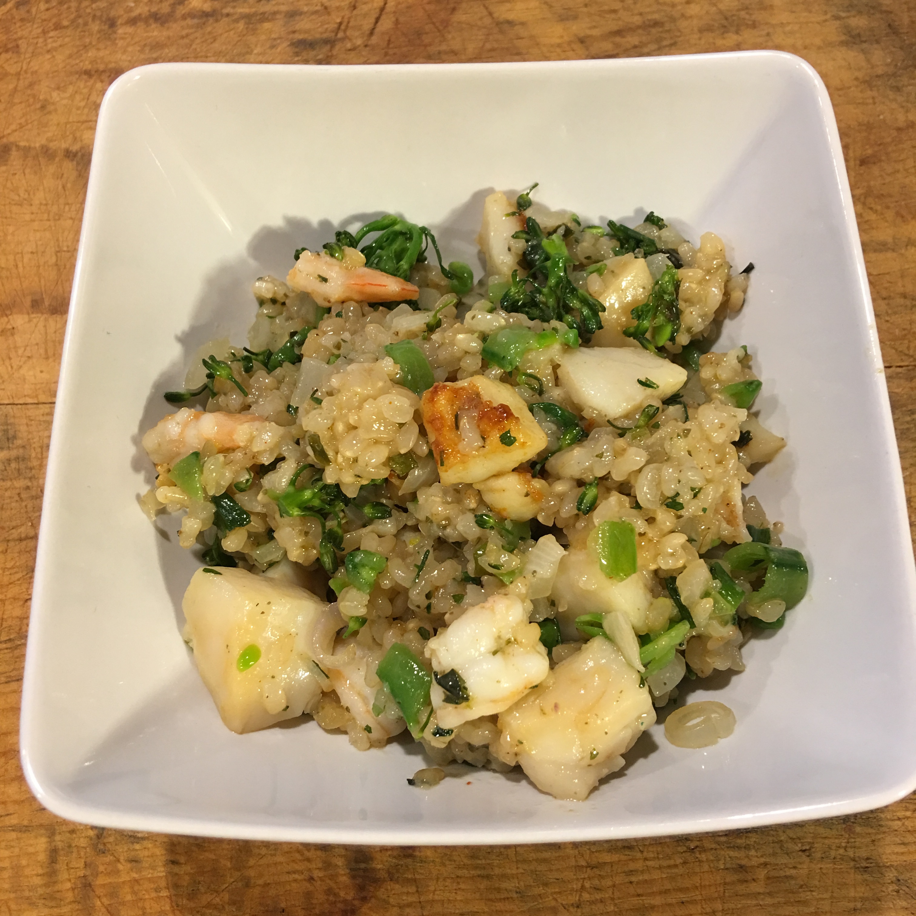 Free and Friendly Foods Seafood Fried Rice
