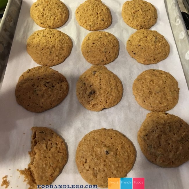 Free and Friendly Foods Carrot Cake Cookies & Crumbles