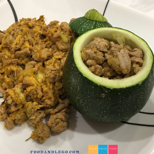 Free and Friendly Foods Stuffed 8-Ball Sqash