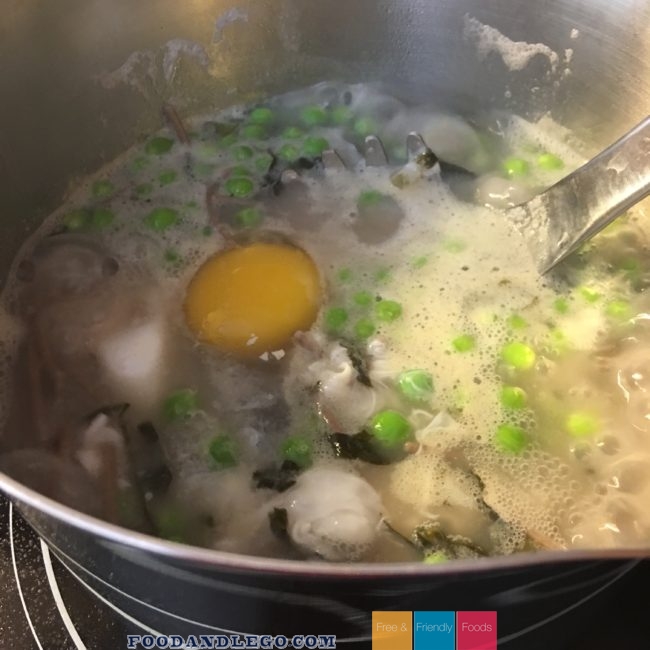 Free and Friendly Foods Duck Egg Soup