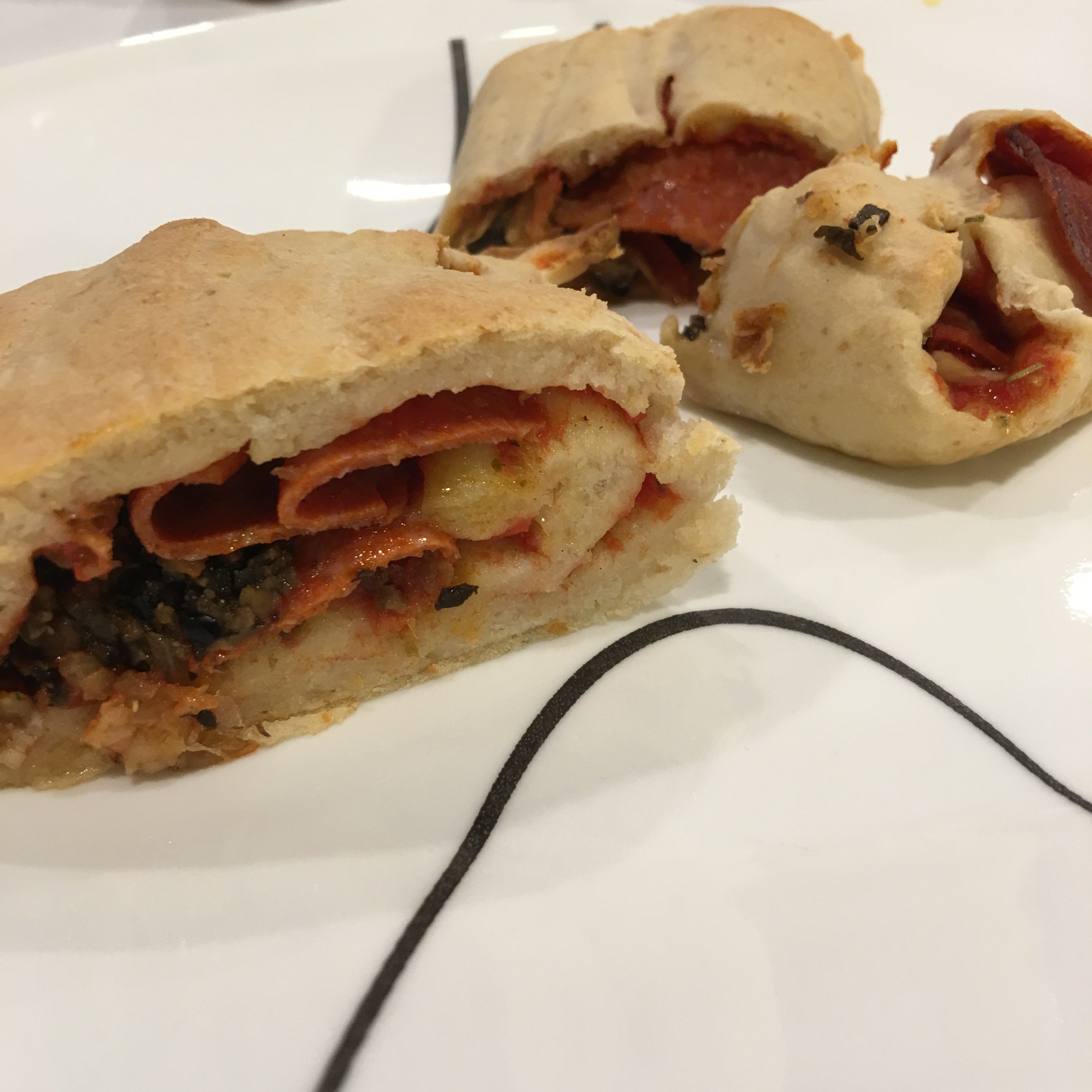 Free and Friendly Foods Rolled Pizza Dough Sandwich