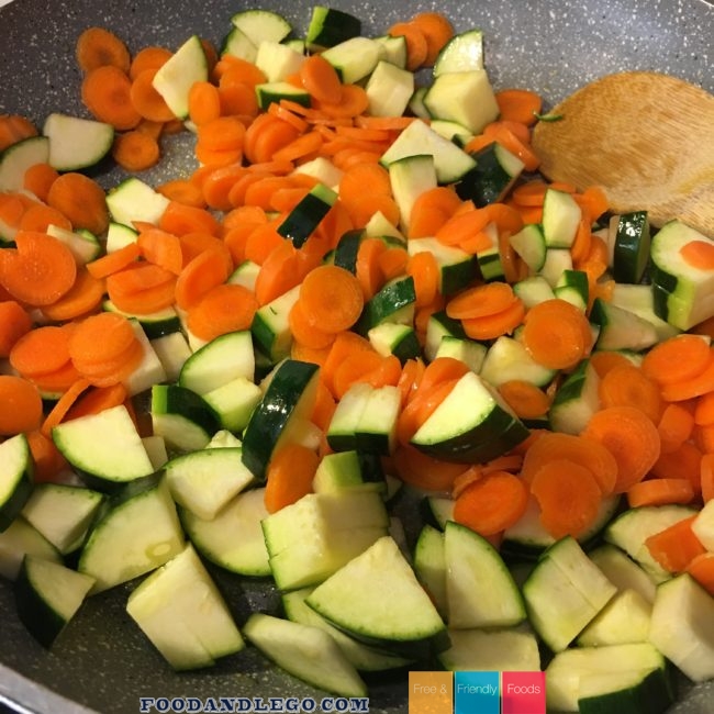 Free and Friendly Foods Carrot & Zucchini Pasta