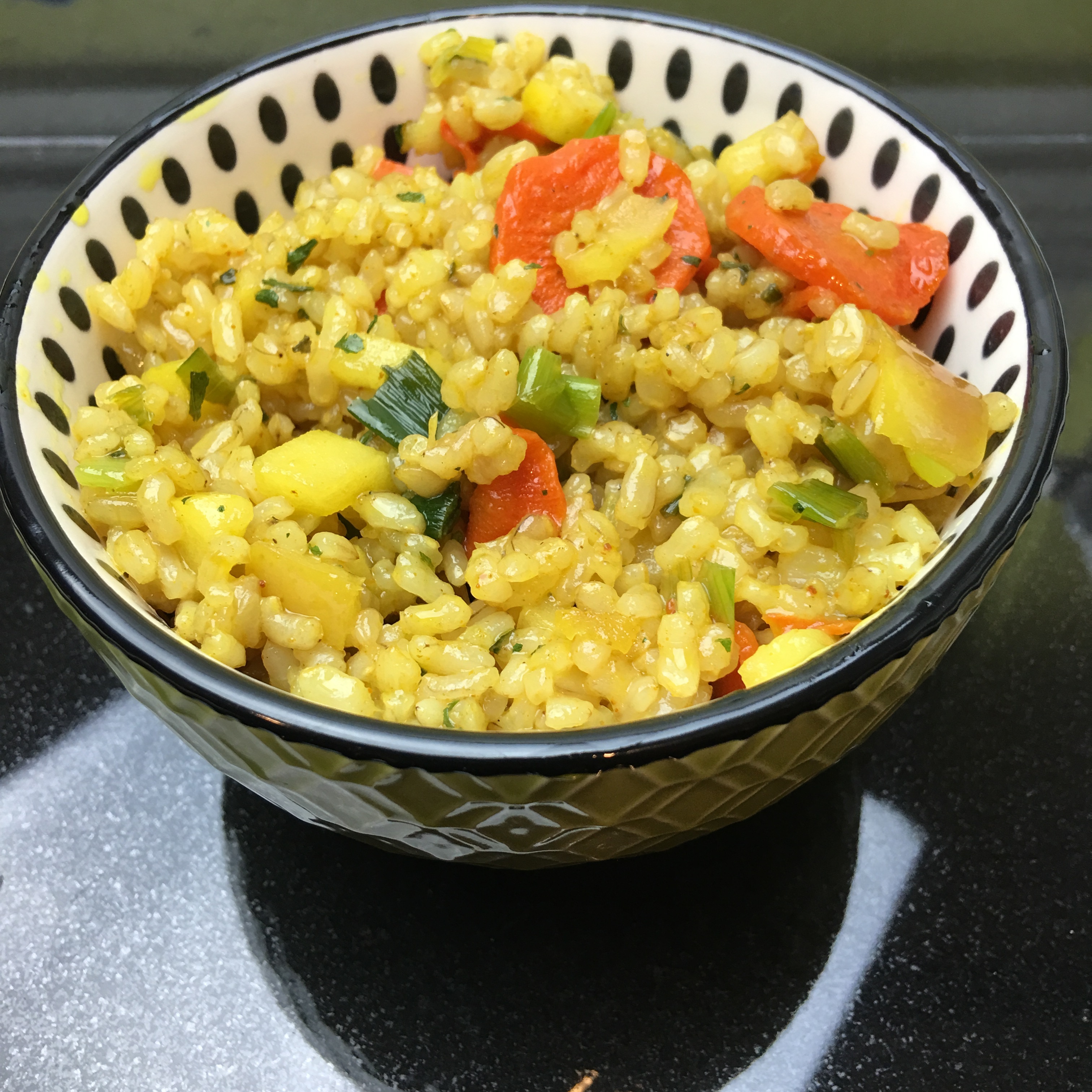 Allergy Free, Organic & Vegan Curried Fried Rice Allergy Free, Vegan Curried Fried Rice by The Allergy Chef