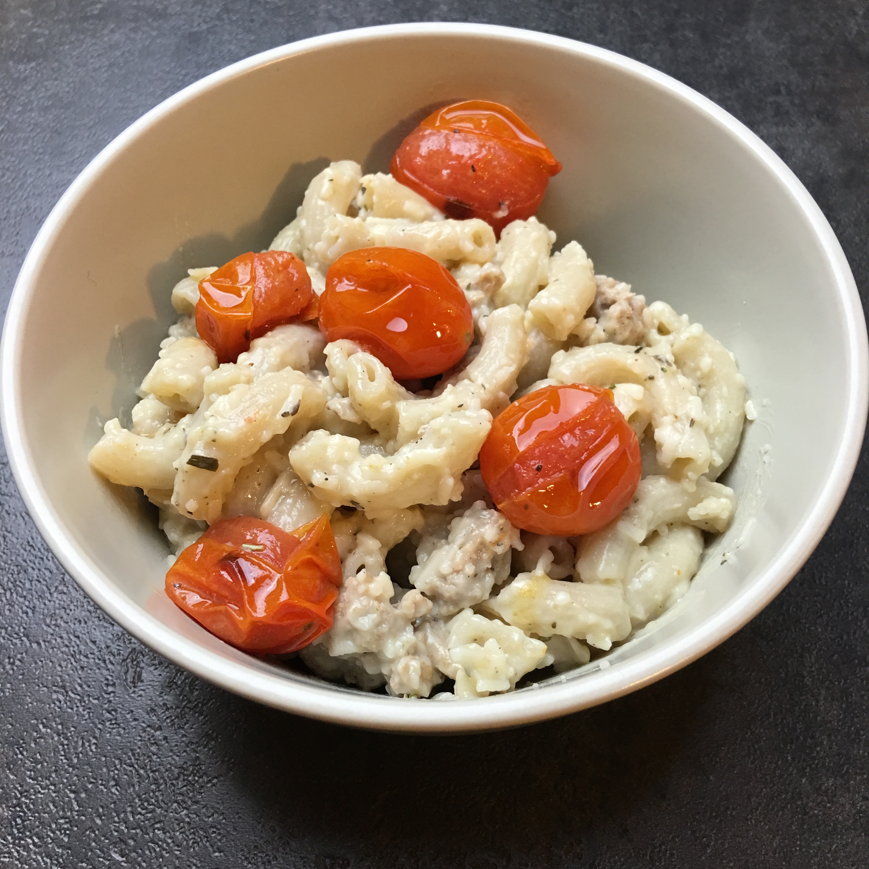 Allergy Free, Organic Blistered Tomatoes & Pasta by The Allergy Chef