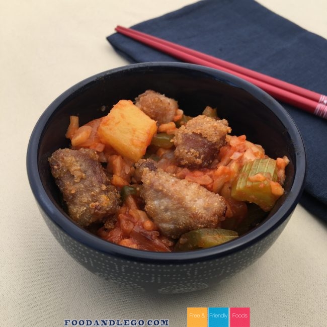 Grain Free Sweet & Sour Pork by The Allergy Chef