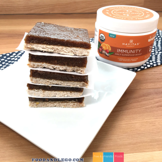 Navitas Immunity Caramel Squares by The Allergy Chef