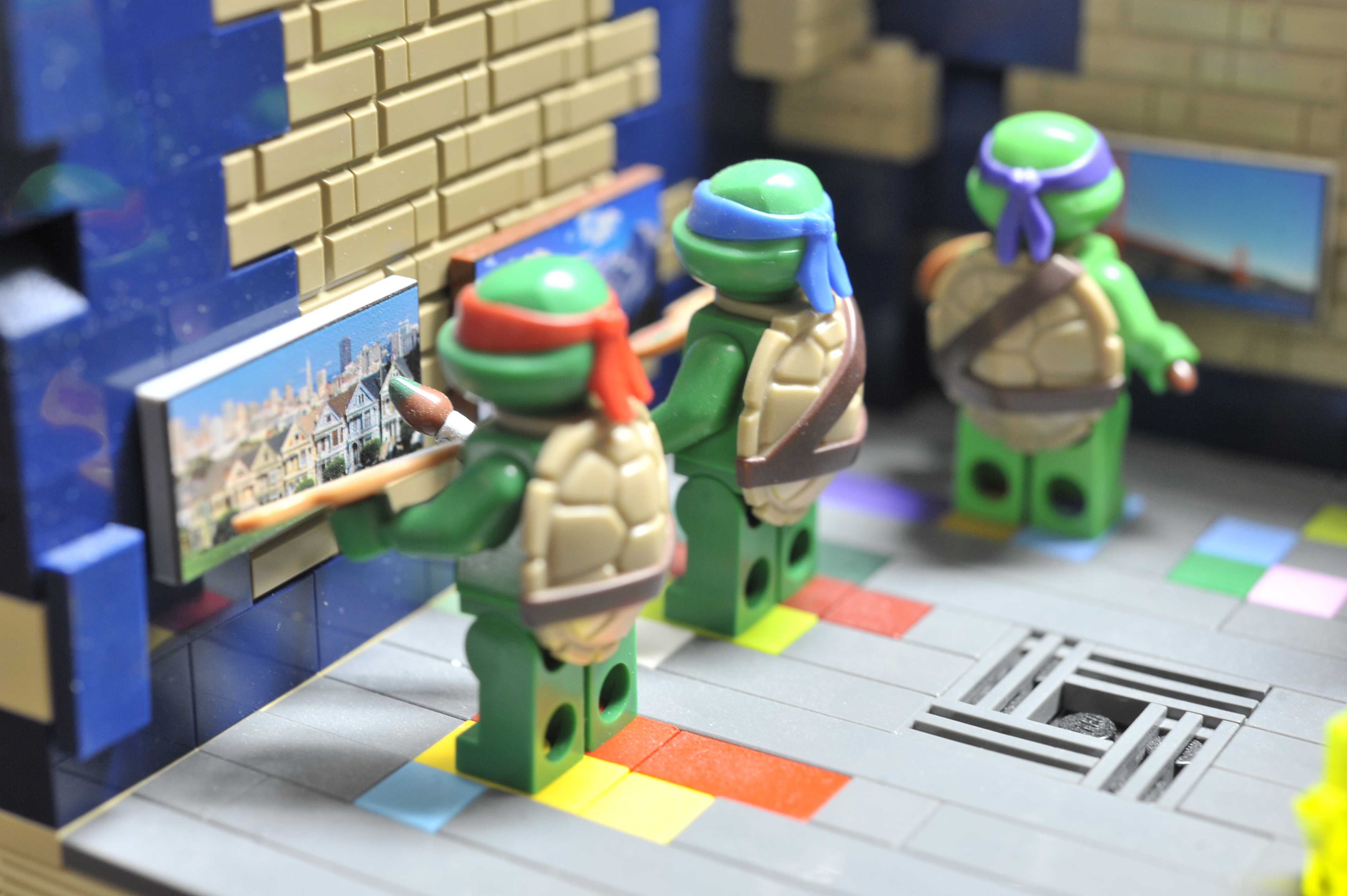 LEGO Moc Teenage Mutant Ninga Turtles by The Allergy Chef