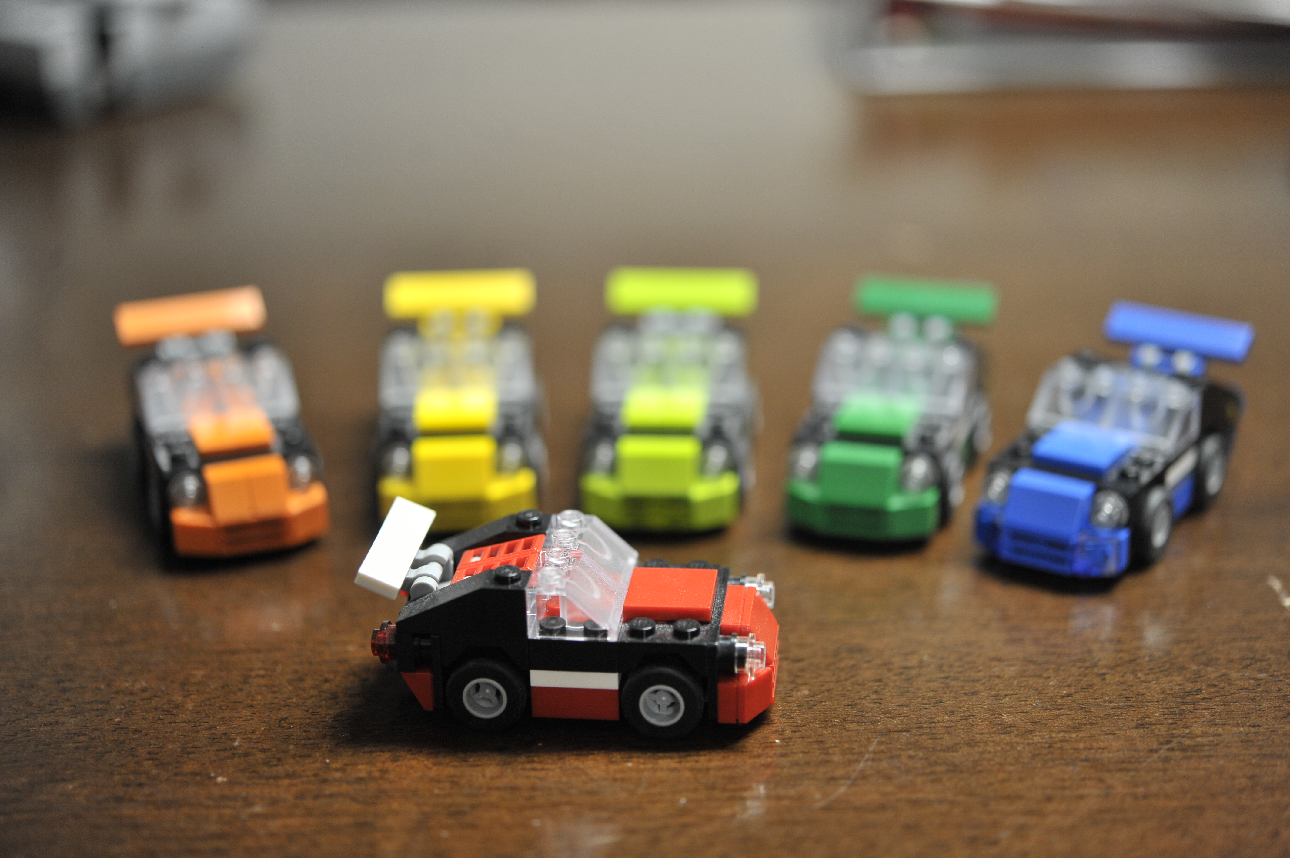 LEGO Moc Rainbow of Cars by The Allergy Chef