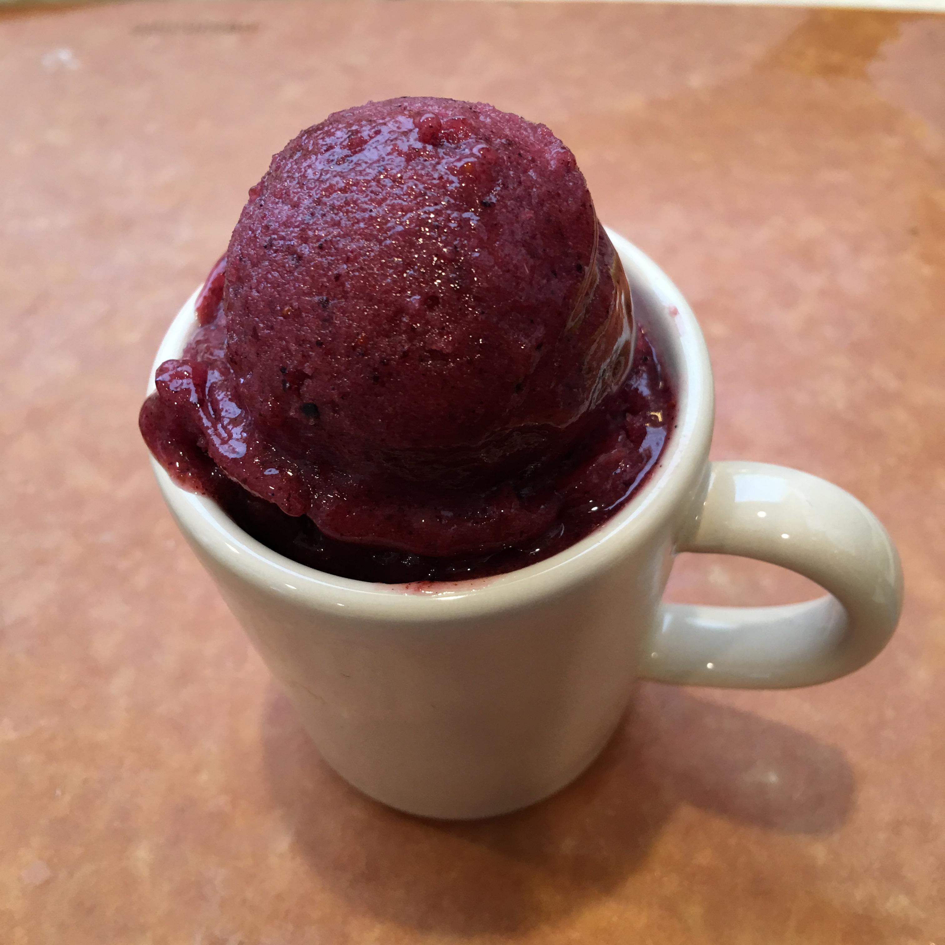 Free and Friendly Foods Nectarine Blueberry Sorbet