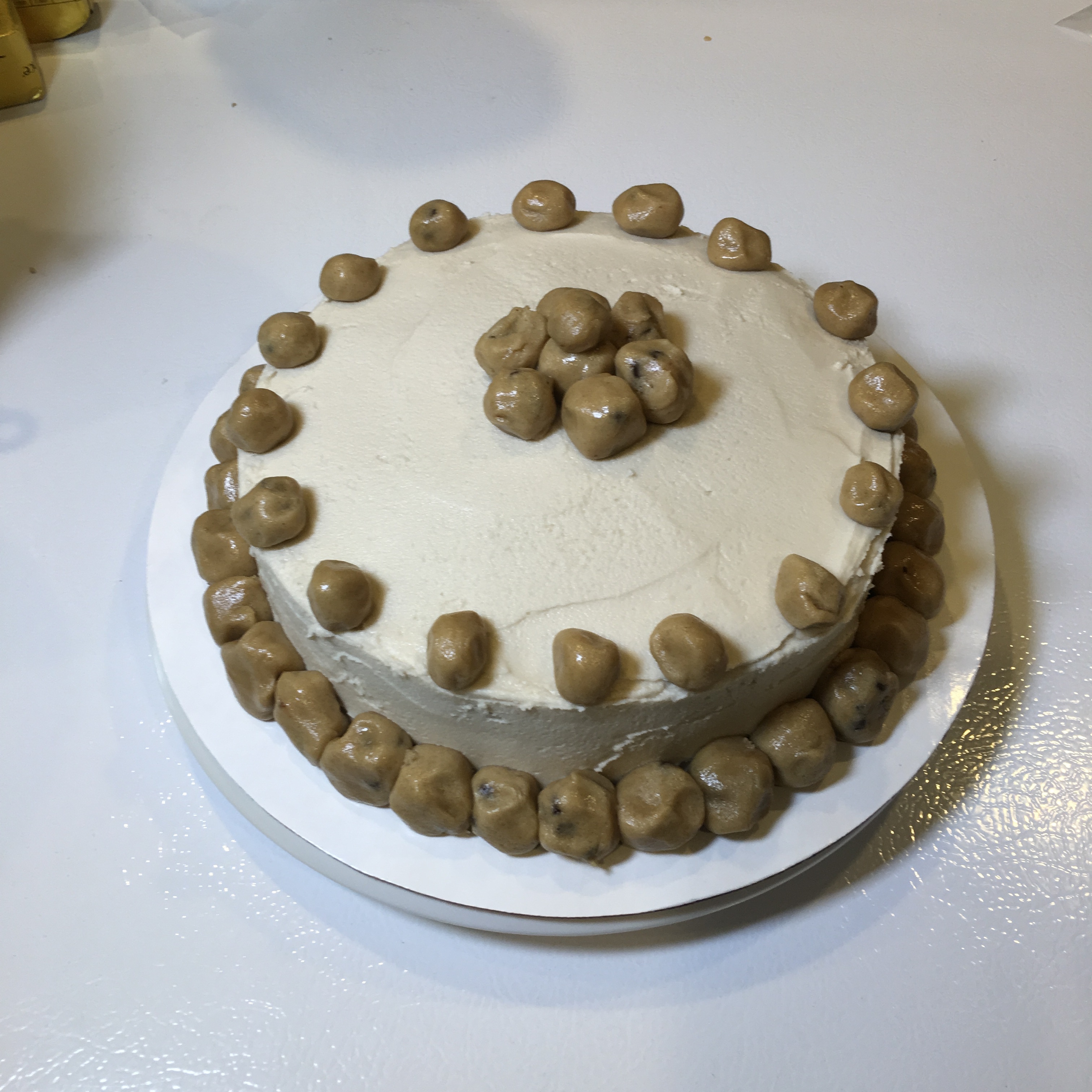 Free and Friendly Foods Cookie Dough Cake
