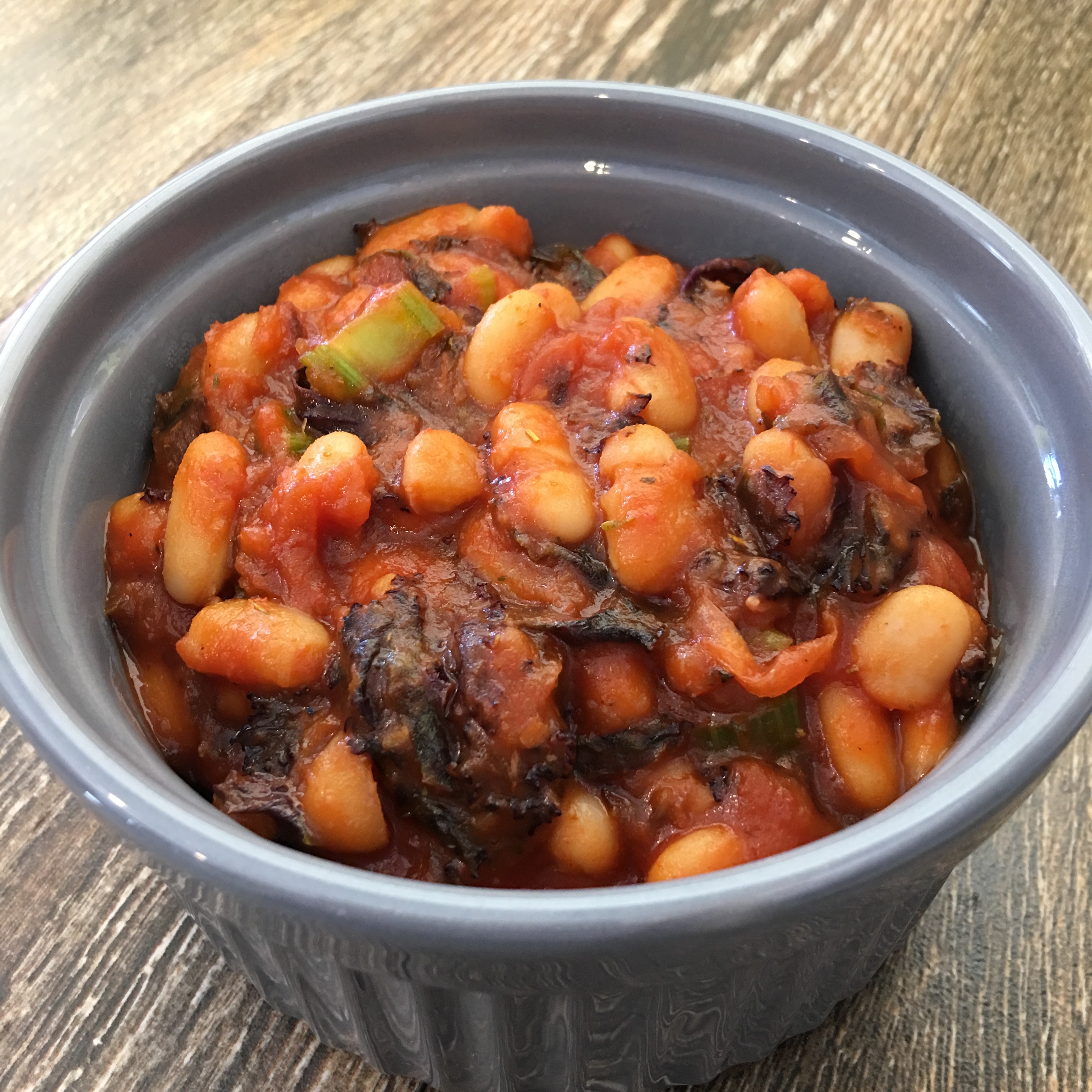 Free and Friendly Foods Kale & Bean Stew