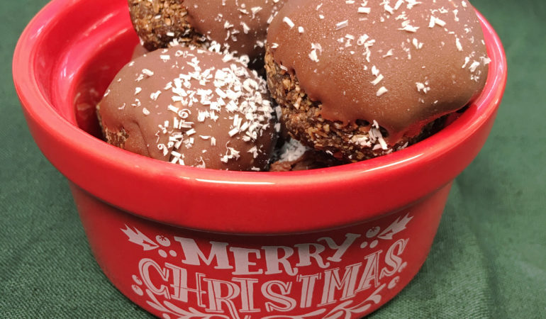 Chocolate Peppermint Power Balls by The Allergy Chef